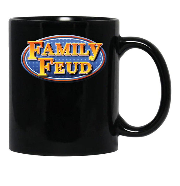 Cool Family Feud Game Show Retro 90S Family Feud Cool Graphic Amazing Idea Black Coffee Mug, Gift Coffee Mug - Black