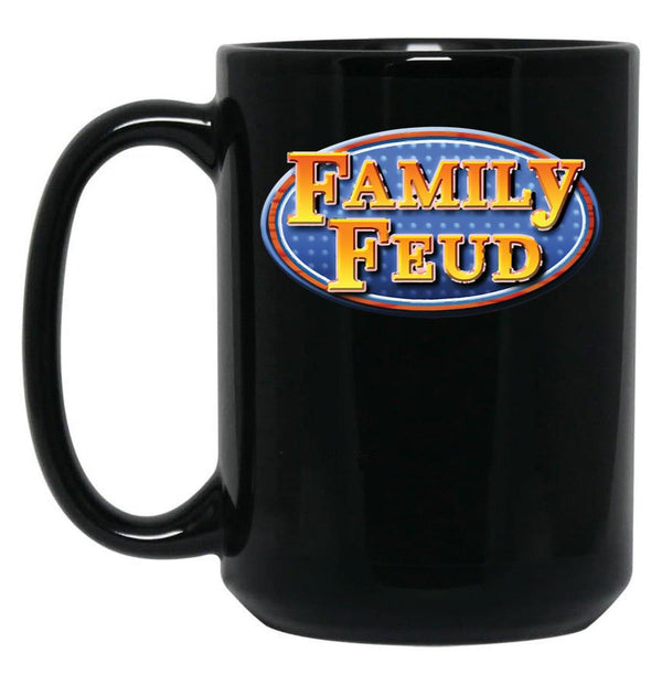 Cool Family Feud Game Show Retro 90S Family Feud Cool Graphic Amazing Idea Black Coffee Mug, Gift Coffee Mug - Black
