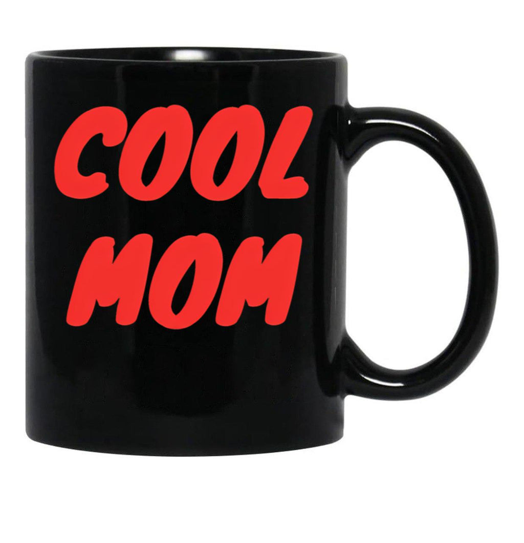Cool Mom Design (3) Black Coffee Mug, Gift Coffee Mug - Black
