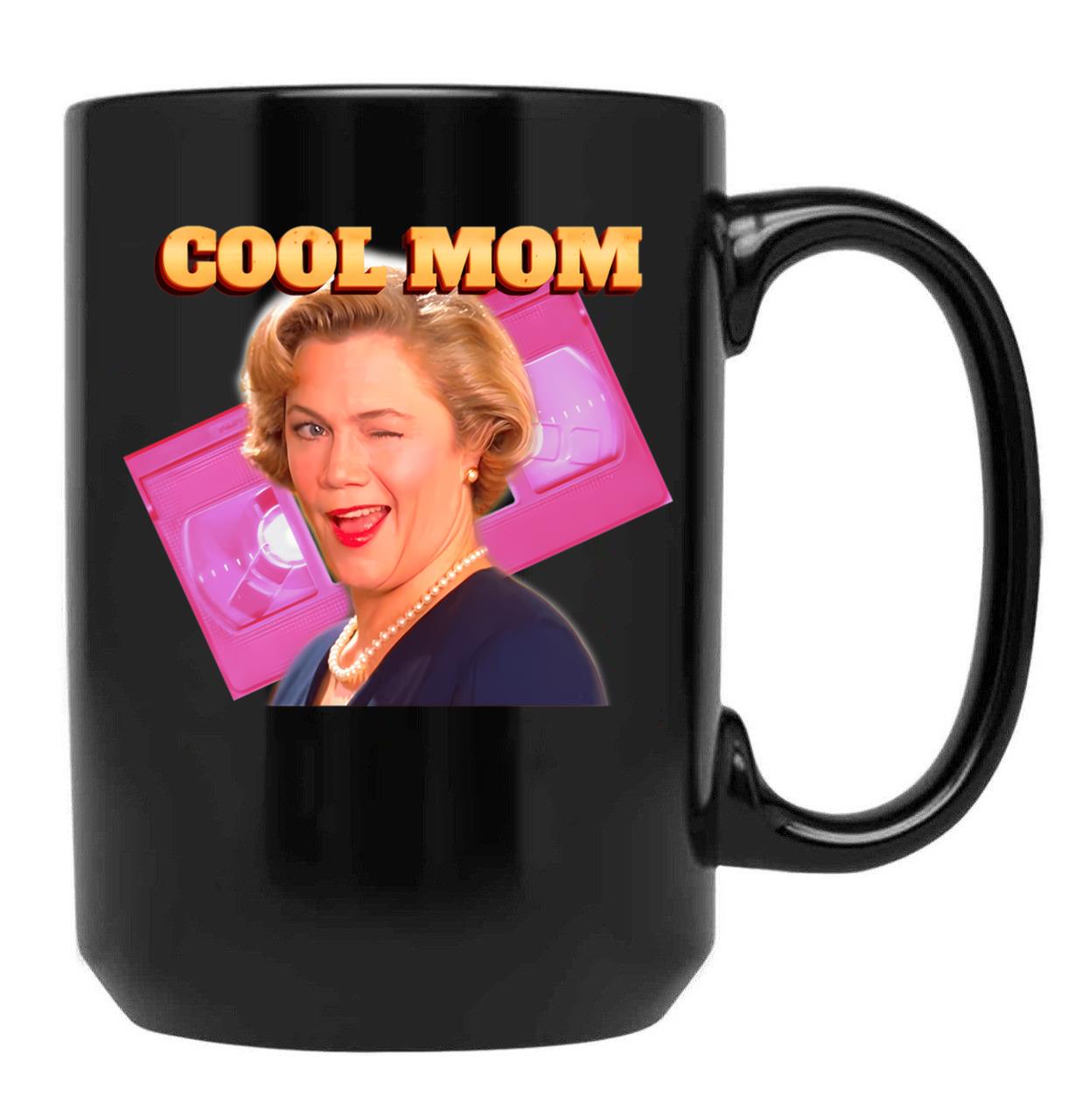 Cool Mom Black Coffee Mug, Gift Coffee Mug