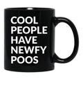 Cool People Have Newfypoos Cute Newfypoo Dog Gift Black Coffee Mug, Gift Coffee Mug - Black