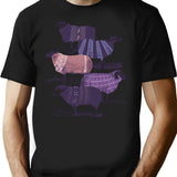 Cool Sweaters T-Shirt for Men & Women, T-Shirts Graphic Tee - Black