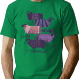 Cool Sweaters T-Shirt for Men & Women, T-Shirts Graphic Tee - Green