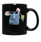 Cool Tutter The Mouse Black Coffee Mug, Gift Coffee Mug - Black