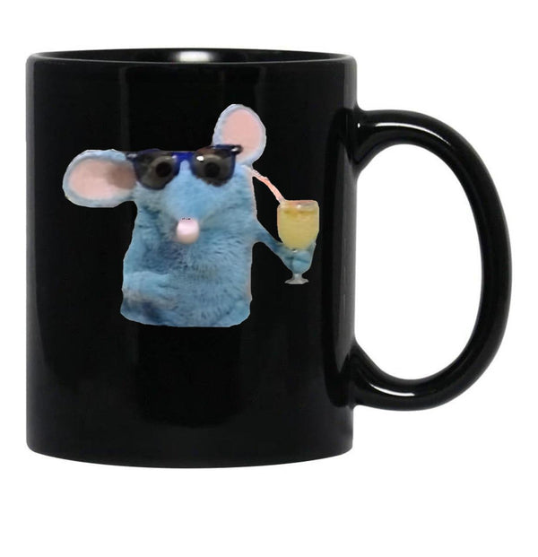 Cool Tutter The Mouse Black Coffee Mug, Gift Coffee Mug - Black