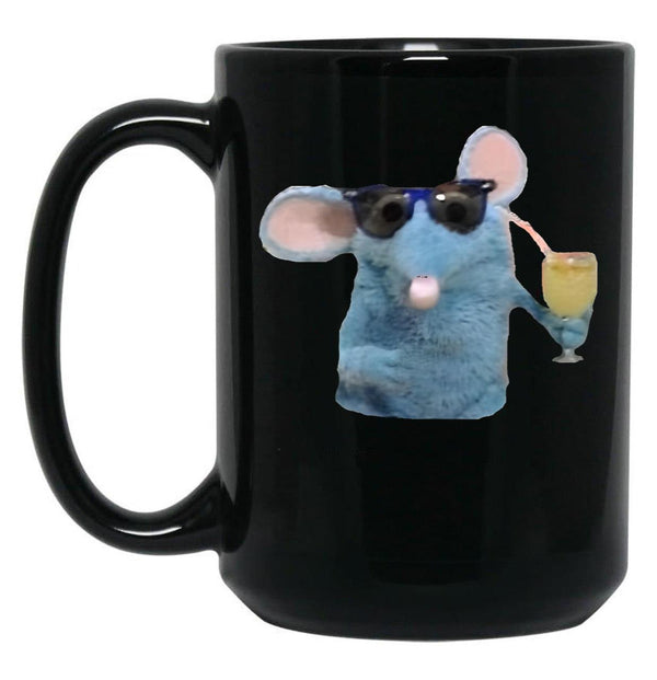 Cool Tutter The Mouse Black Coffee Mug, Gift Coffee Mug - Black
