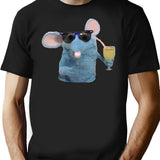 Cool Tutter The Mouse Premium Heavyweight Cotton T-Shirt - Black