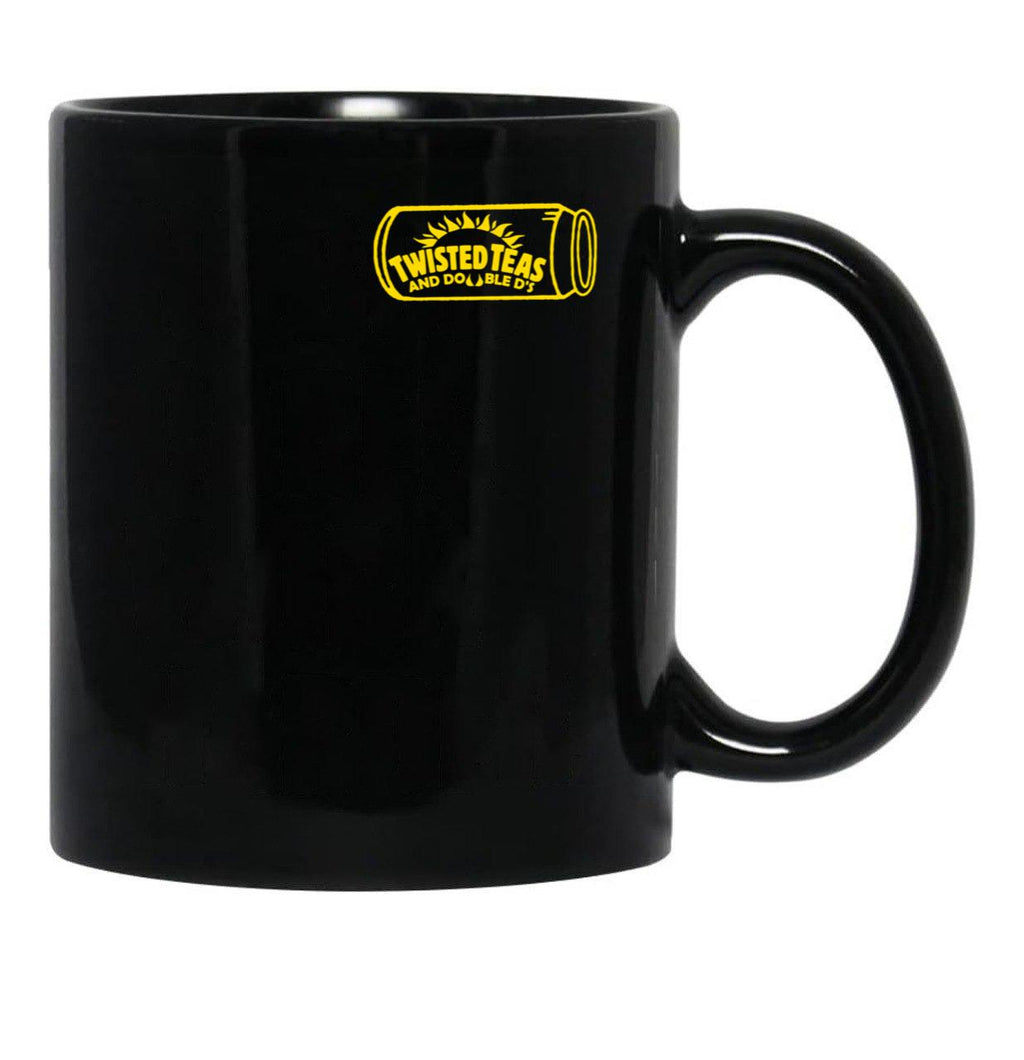 Cool Twisted Teas and Double DS Front and Back Front & Back 444444 Black Coffee Mug, Gift Coffee Mug - Black
