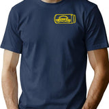 Cool Twisted Teas and Double DS Front and Back Front & Back 444444 Premium Heavyweight Cotton T-Shirt - Navy