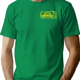 Cool Twisted Teas and Double DS Front and Back Front & Back 444444 Premium Heavyweight Cotton T-Shirt - Green