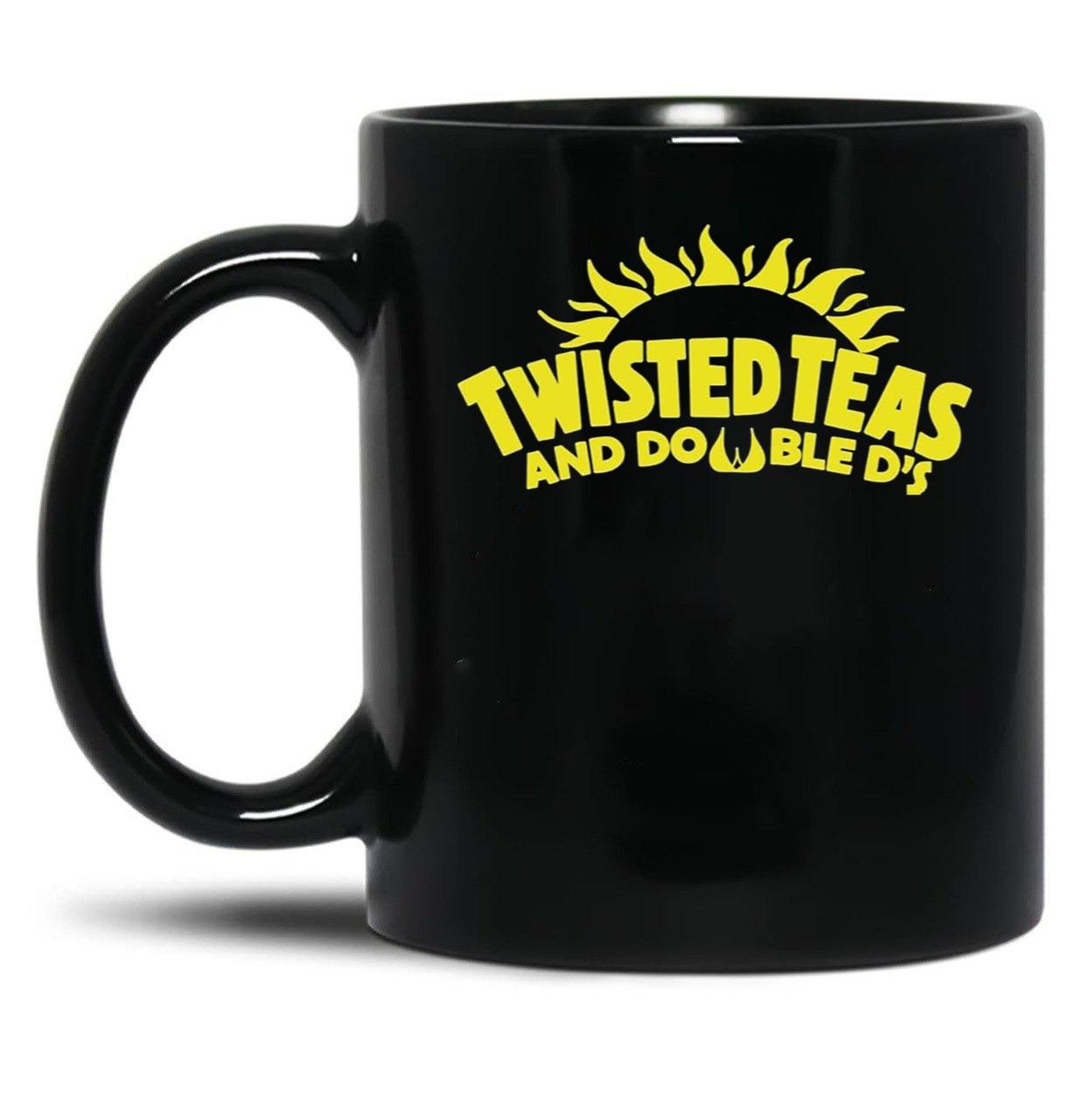 Cool Twisted Teas and Double Ds Black Coffee Mug, Gift Coffee Mug
