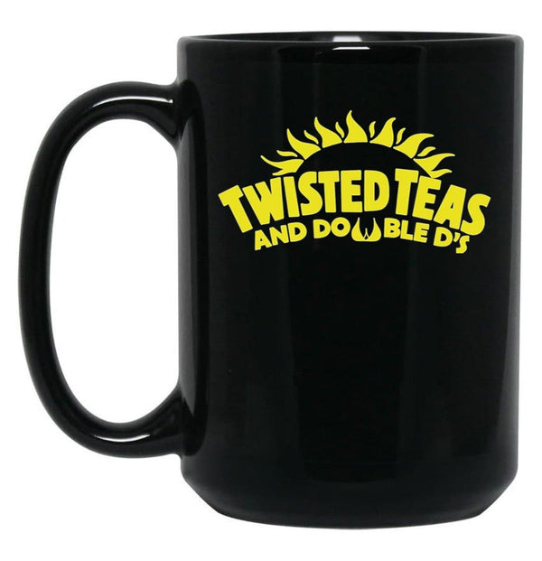 Cool Twisted Teas and Double Ds Black Coffee Mug, Gift Coffee Mug - Black