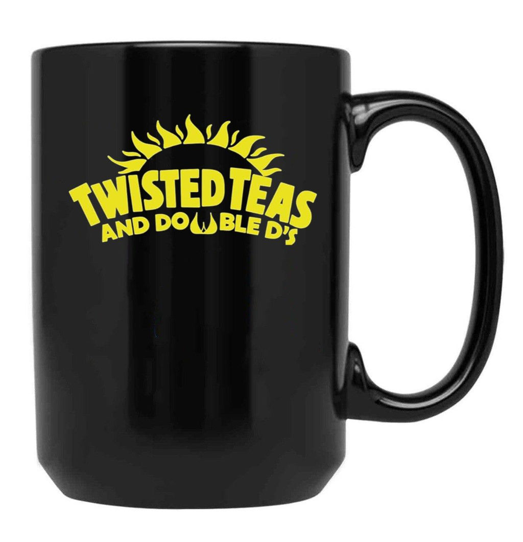 Cool Twisted Teas and Double Ds Black Coffee Mug, Gift Coffee Mug