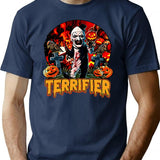 Cophorror Movie Characters T-Shirt for Men & Women, T-Shirts Graphic Tee - Navy