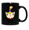 Copie De Cat Mom Black Coffee Mug, Gift Coffee Mug - Black
