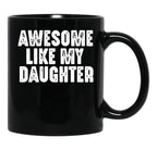 Copie De Copie De My Daughter In Law Is My Favorite Child Funny Parent Black Coffee Mug - Black