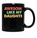 Copie De My Daughter In Law Is My Favorite Child Funny Parent Black Coffee Mug - Black