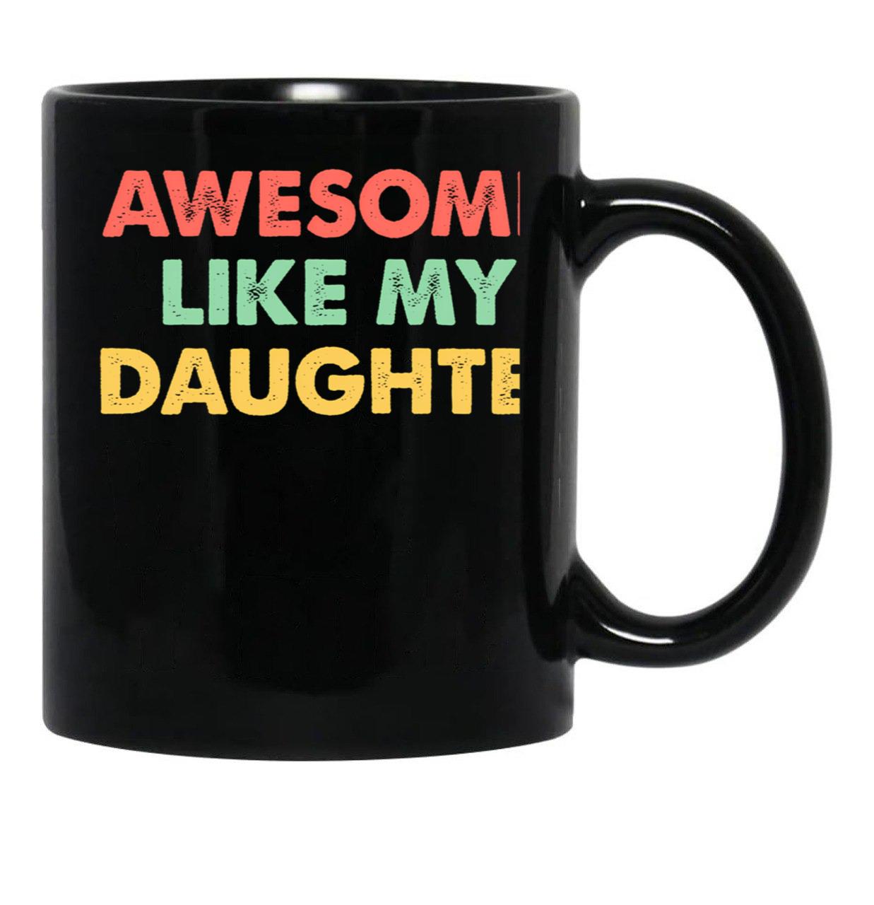 Copie De My Daughter In Law Is My Favorite Child Funny Parent Black Coffee Mug - Black
