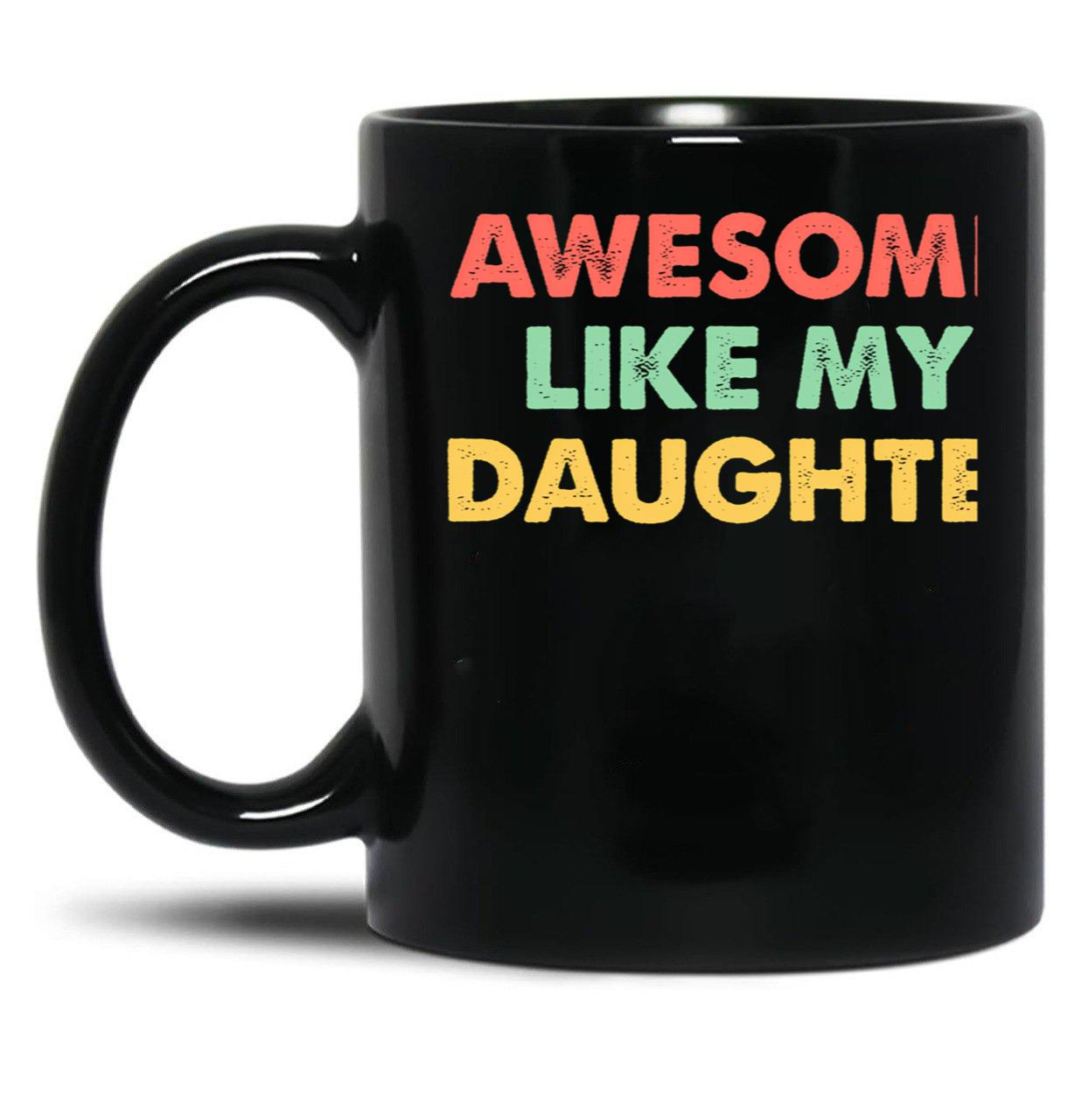Copie De My Daughter In Law Is My Favorite Child Funny Parent Black Coffee Mug