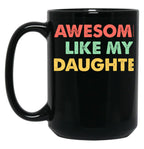 Copie De My Daughter In Law Is My Favorite Child Funny Parent Black Coffee Mug