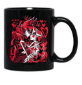 Charlie Alastor 2023 Hazbin Hotel V-Day Inspired Fanmerch (White Bg) Black Coffee Mug, Gift Coffee Mug - Black