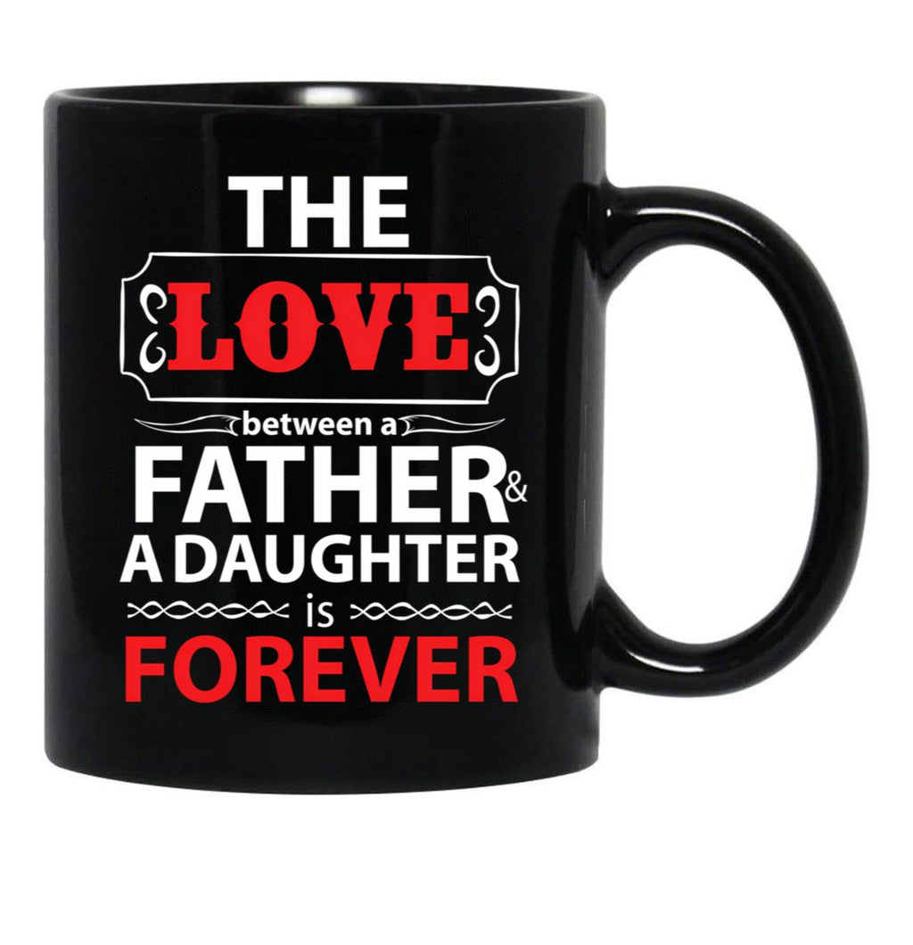 Happy Father'S Day Dad Black Coffee Mug - Black