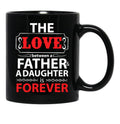 Happy Father'S Day Dad Black Coffee Mug - Black