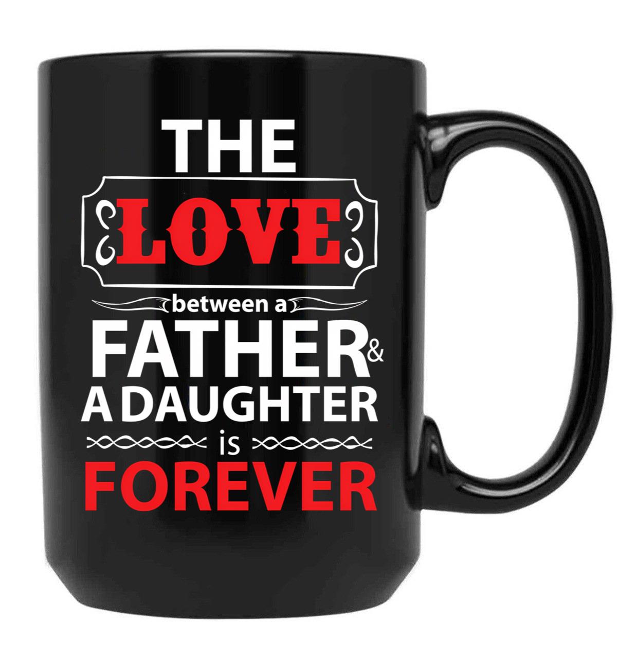Happy Father'S Day Dad Black Coffee Mug - Black