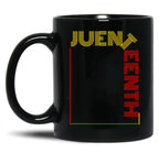 Juneteenth Copy Black Coffee Mug