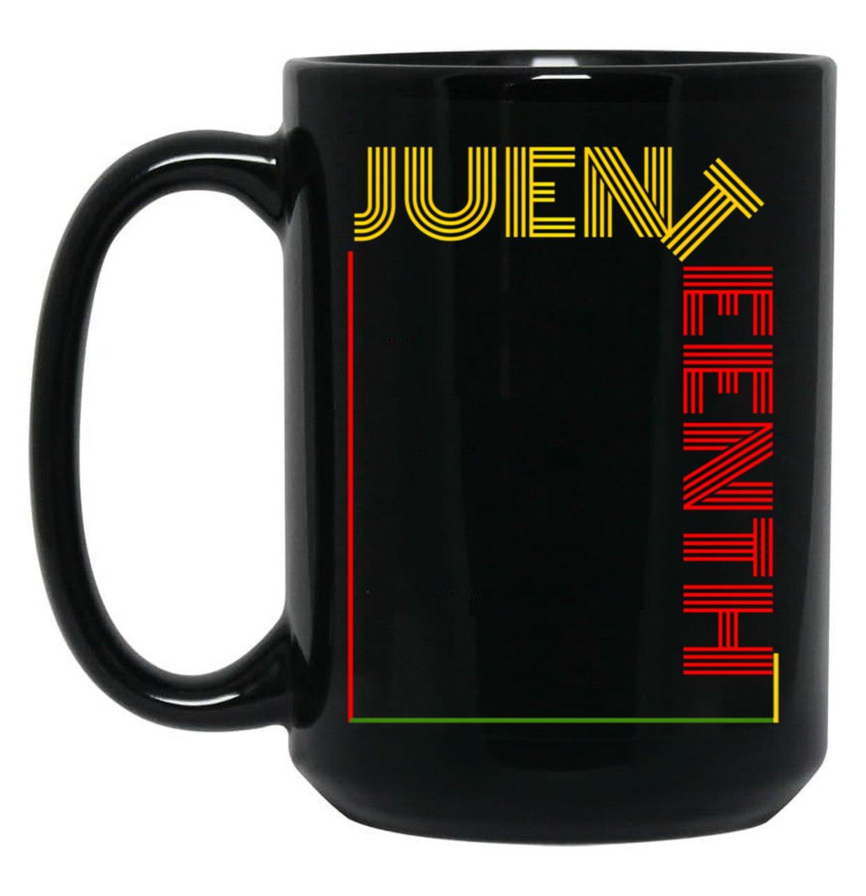 Juneteenth Copy Black Coffee Mug