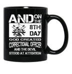 Correctional Officer Funny Correctional Officer Retirement Correctiona Black Coffee Mug, Gift Coffee Mug - Black