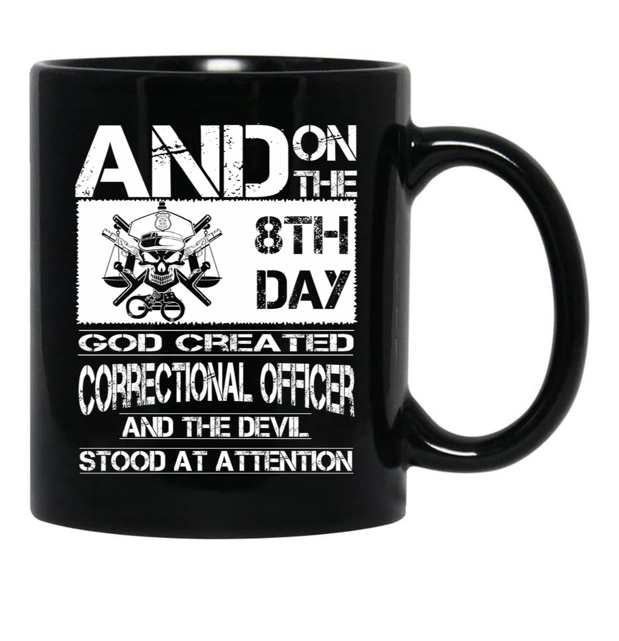 Correctional Officer Funny Correctional Officer Retirement Correctiona Black Coffee Mug, Gift Coffee Mug - Black
