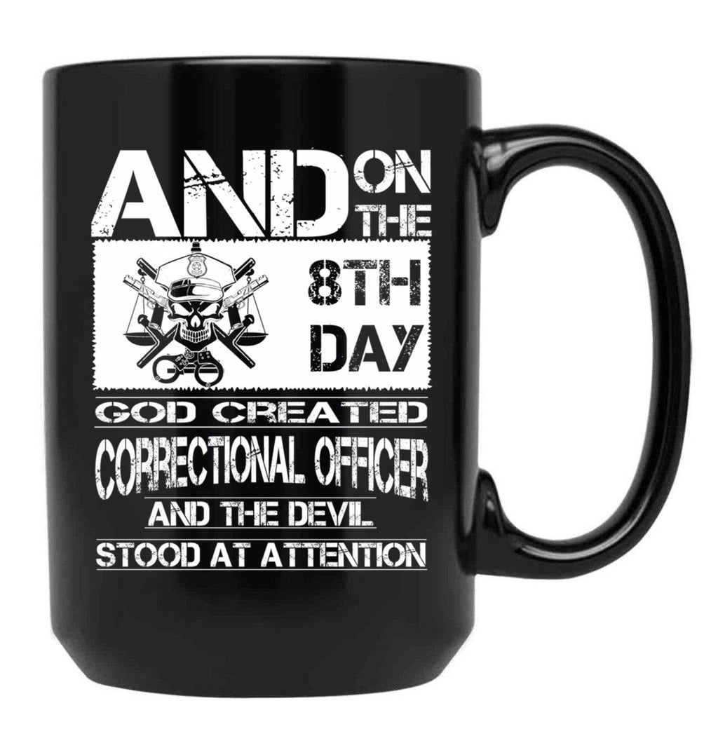 Correctional Officer Funny Correctional Officer Retirement Correctiona Black Coffee Mug, Gift Coffee Mug
