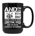 Correctional Officer Funny Correctional Officer Retirement Correctiona Black Coffee Mug, Gift Coffee Mug