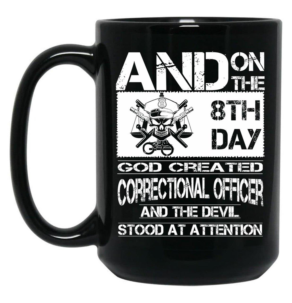 Correctional Officer Funny Correctional Officer Retirement Correctiona Black Coffee Mug, Gift Coffee Mug