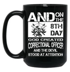 Correctional Officer Funny Correctional Officer Retirement Correctiona Black Coffee Mug, Gift Coffee Mug