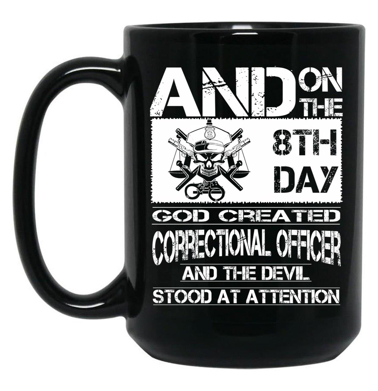 Correctional Officer Funny Correctional Officer Retirement Correctiona Black Coffee Mug, Gift Coffee Mug