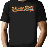 Cosmic Girl T-Shirt for Men & Women, T-Shirts Graphic Tee - Black