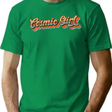 Cosmic Girl T-Shirt for Men & Women, T-Shirts Graphic Tee - Green