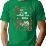 Could Have Been An Email Medieval Style - Funny Retro Vintage English History T-Shirt for Men & Women, T-Shirts Graphic Tee - Green
