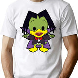 Count Duckula Chibi Premium Heavyweight Cotton T-Shirt - White