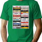 Country Music Hits - Greatest Country Hits - Vintage Cassettes T-Shirt for Men & Women, T-Shirts Graphic Tee - Green