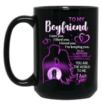 Couple Love Purple Black Coffee Mug