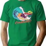 Cowabungi T-Shirt for Men & Women, T-Shirts Graphic Tee - Green