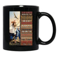 Cowgirl To My Daughter Black Coffee Mug - Black