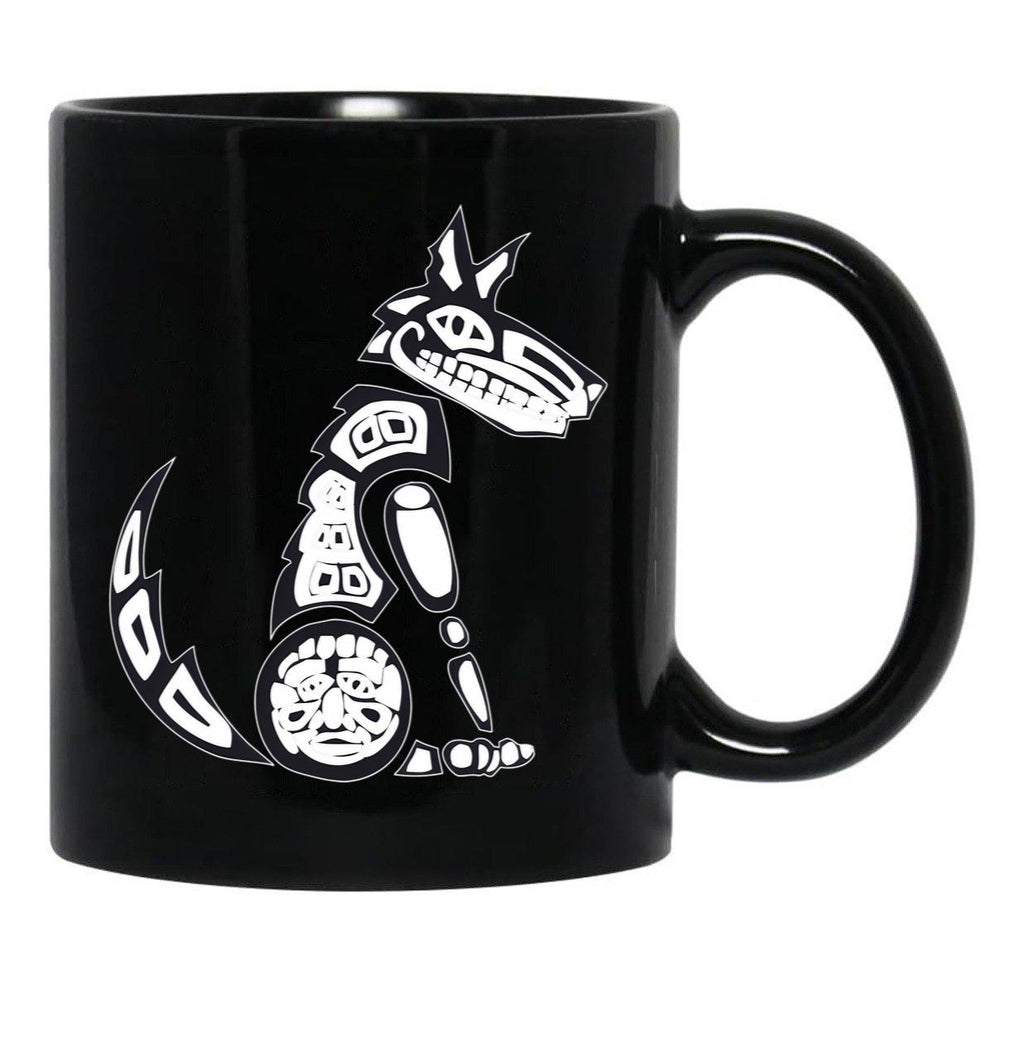 Coyote Black Coffee Mug, Gift Coffee Mug - Black