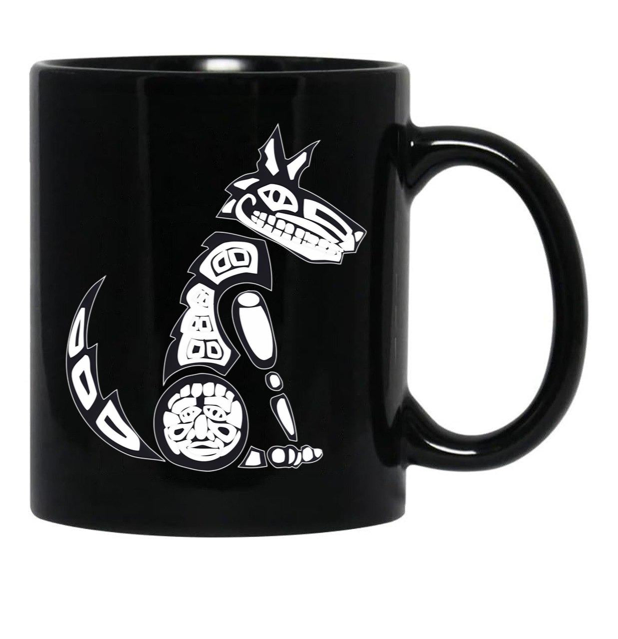 Coyote Black Coffee Mug, Gift Coffee Mug - Black