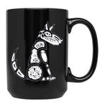 Coyote Black Coffee Mug, Gift Coffee Mug