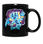 Craftee Black Coffee Mug, Gift Coffee Mug - Black