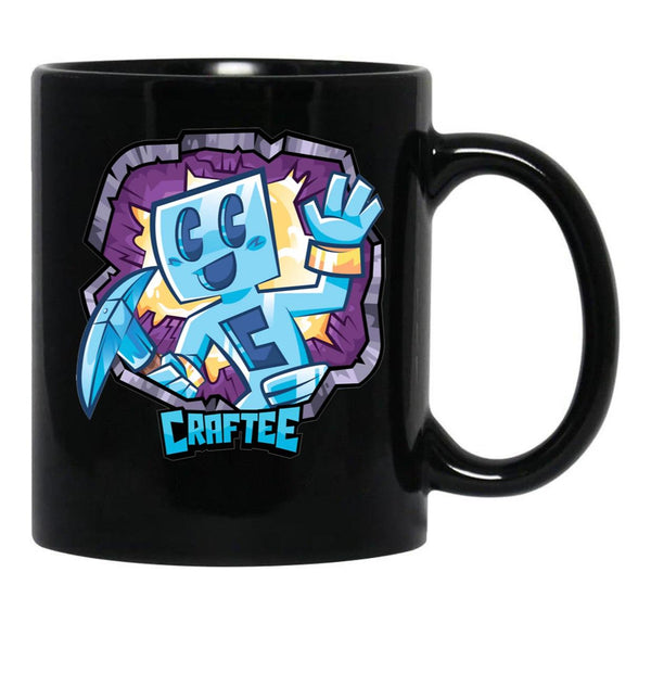 Craftee Black Coffee Mug, Gift Coffee Mug - Black